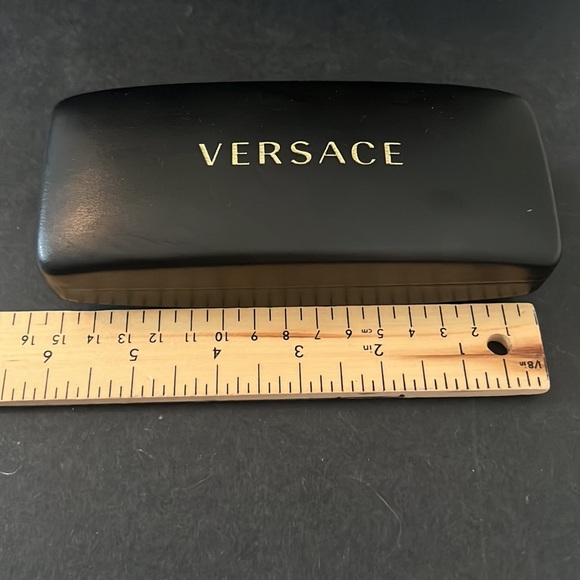 Versace Eyeglass Sunglass Case Black Case Only! - Picture 9 of 10